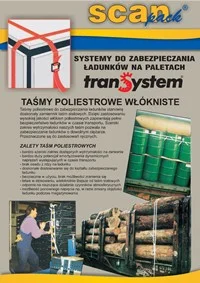 Folder Scanpack dotyczący taśm spinających