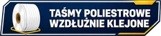 Taśmy poliestrowe wzdłużnie klejone