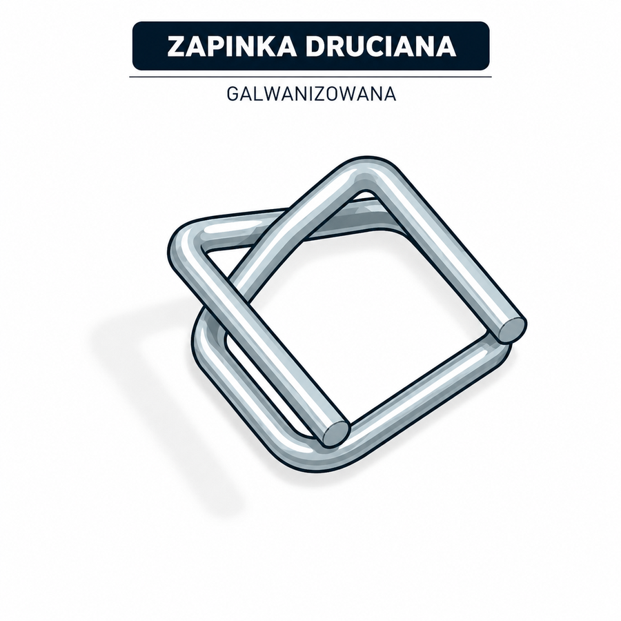 Zapinka druciana galwanizowana 13 mm